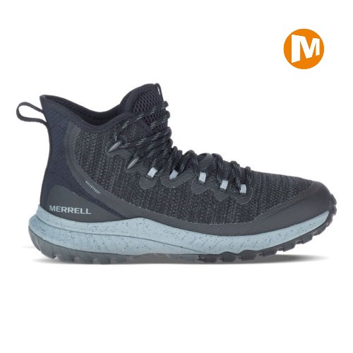 Merrell Bravada Mid Waterproof Winterstiefel Damen Schwarz [DE-APGST]